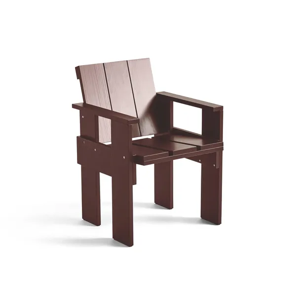 Crate Dining Chair Iron Red