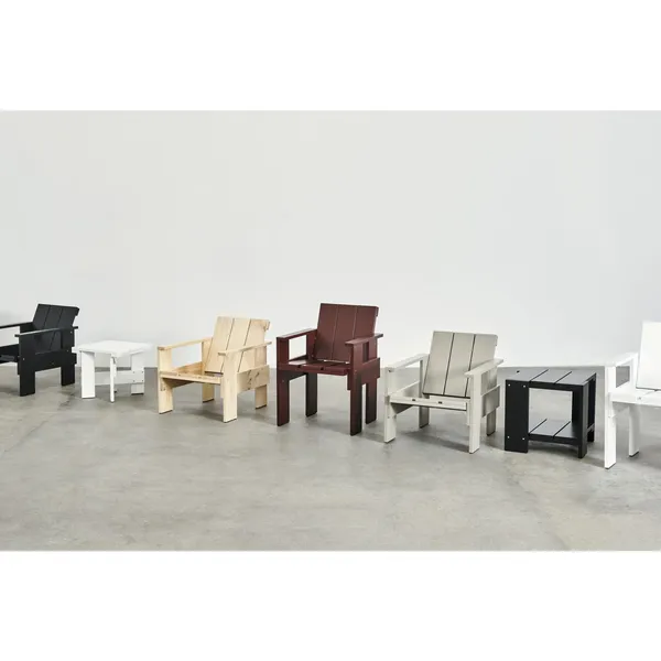Crate Dining Chair Iron Red