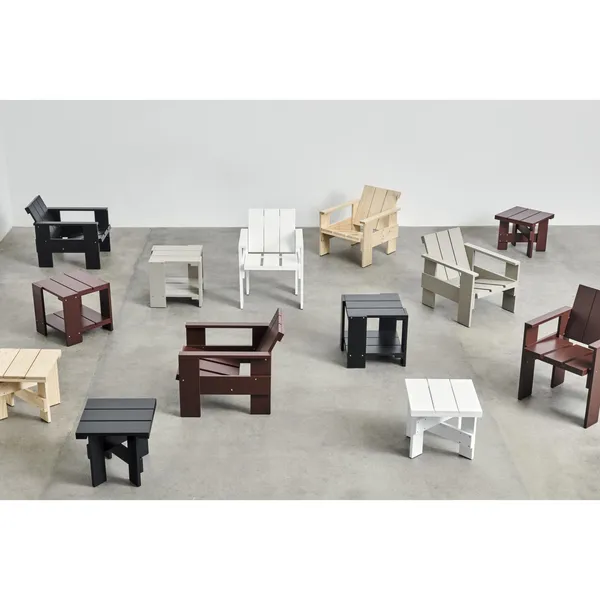 Crate Low Table White