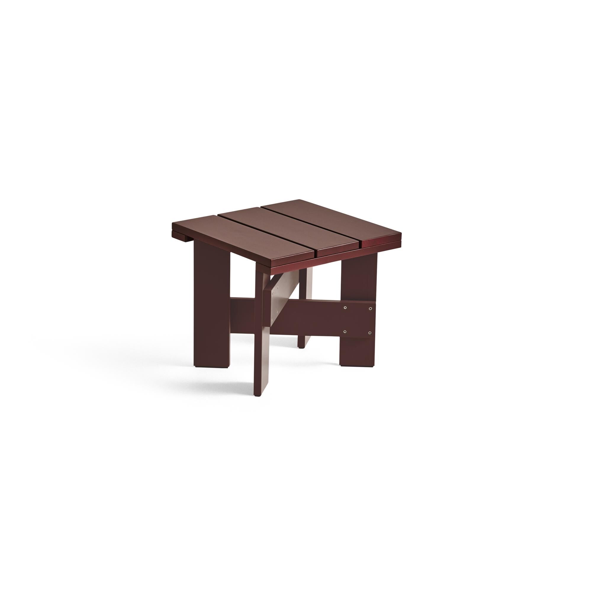 Crate Low Table Jernrød