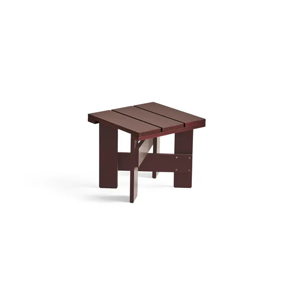 Crate Low Table Iron Red