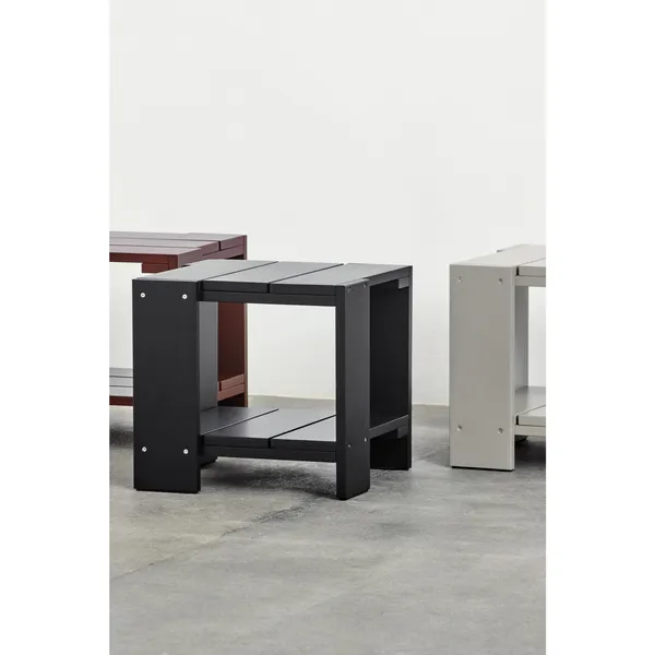 Crate Side Table Black