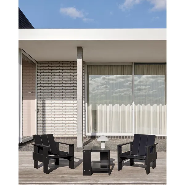 Crate Side Table Black