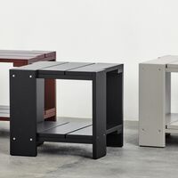 Crate Side Table Iron Red