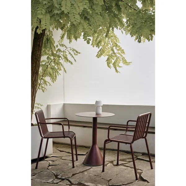 Palissade Dining Chair with Armrests Iron Red