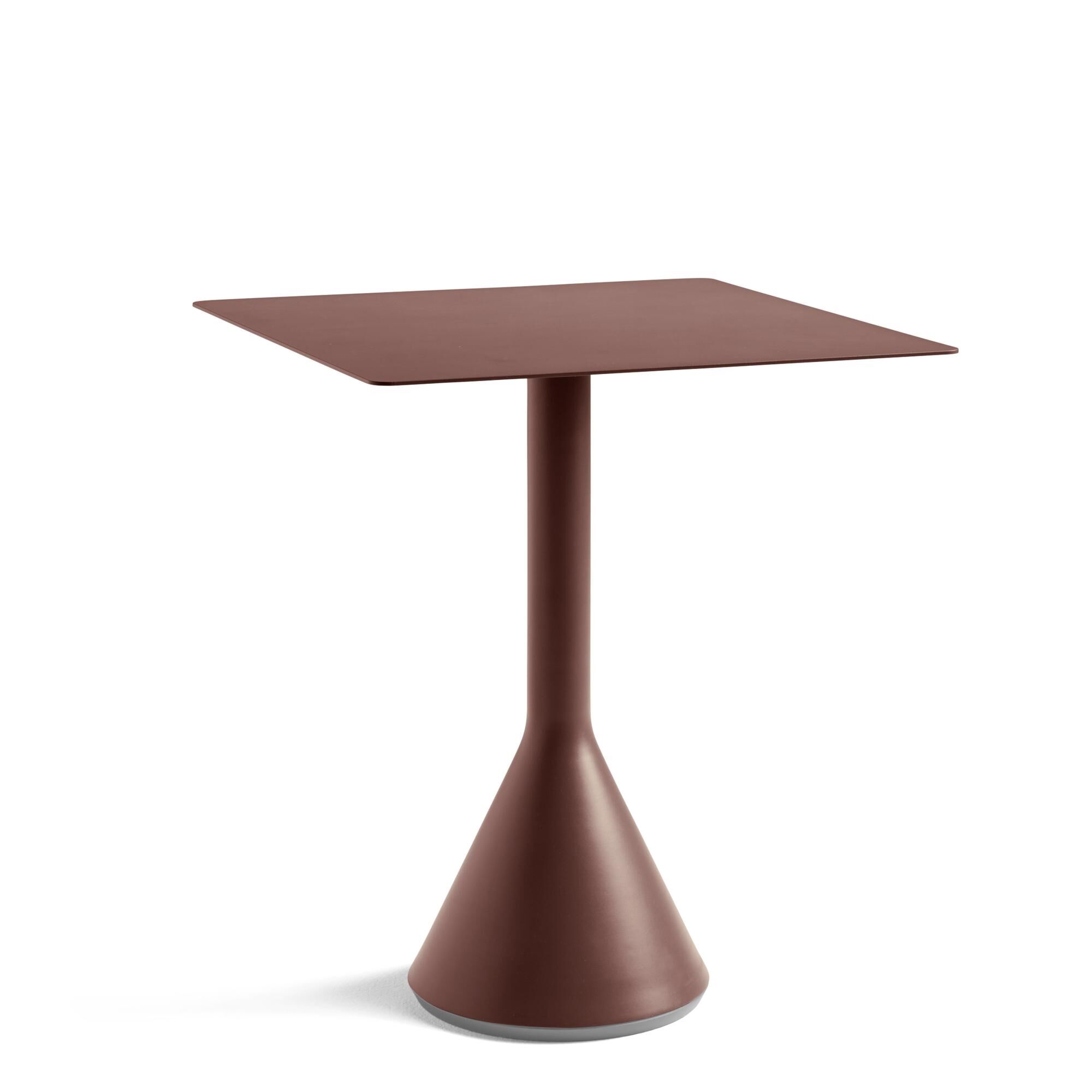 Palissade Cone Tisch L65 Eisenrot