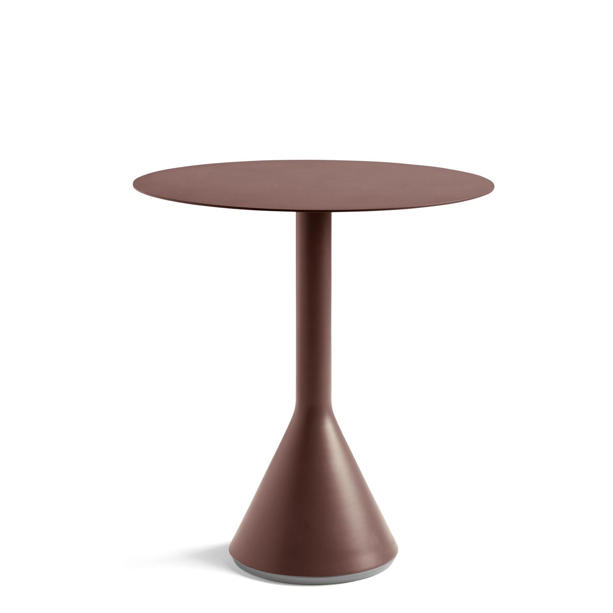Palissade Cone Tisch Ø70 X H74 Eisenrot