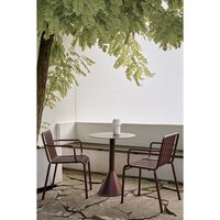 Palissade Cone Table Ø70 X H74 Iron Red