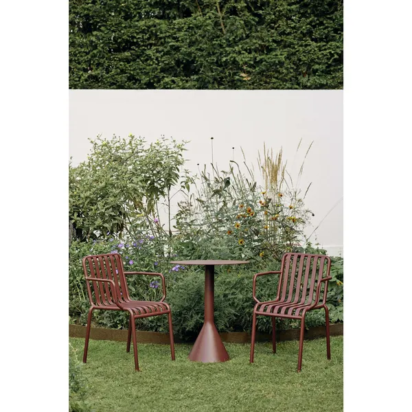 Palisade Cone Table Ø90 X H74 Iron Red