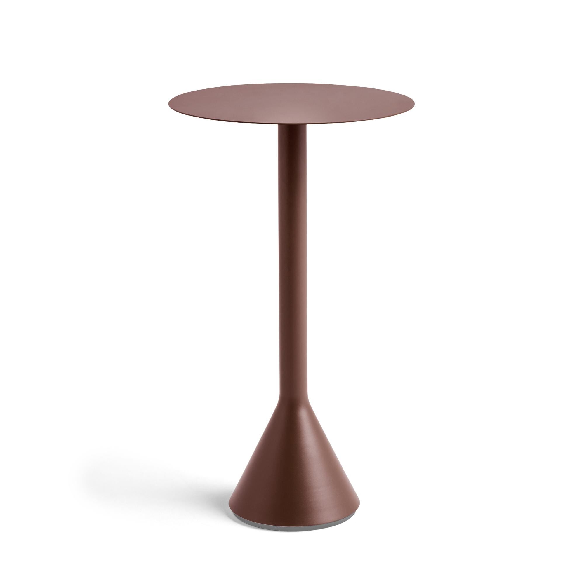 Palissade Cone Tisch Ø60 X H105 Eisenrot
