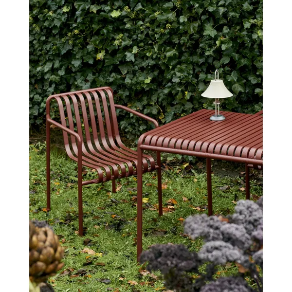 Palisade Table L82.5 Iron Red