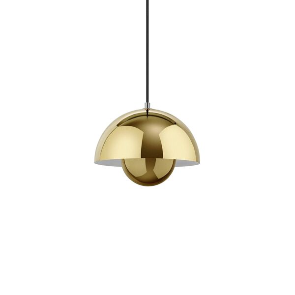Flowerpot VP1 Lampa Wisząca z Polerowanego Mosiężny
