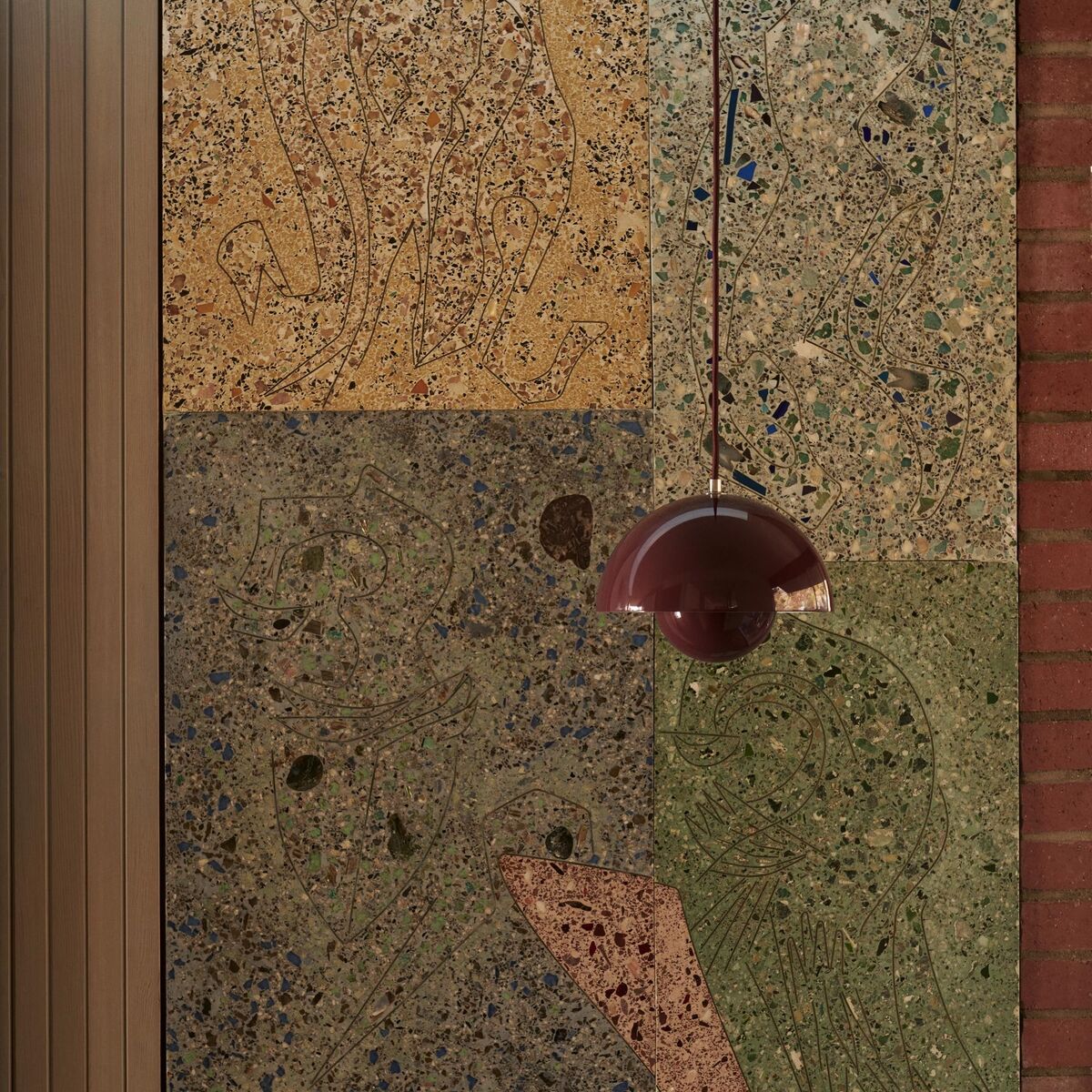 Flowerpot VP1 Pendelleuchte Vermilion Red