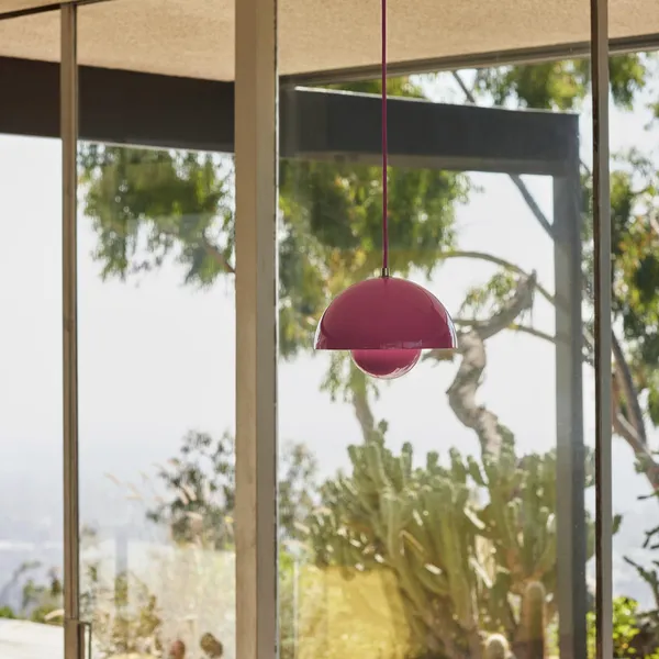 Flowerpot VP1 Pendelleuchte Vermilion Red