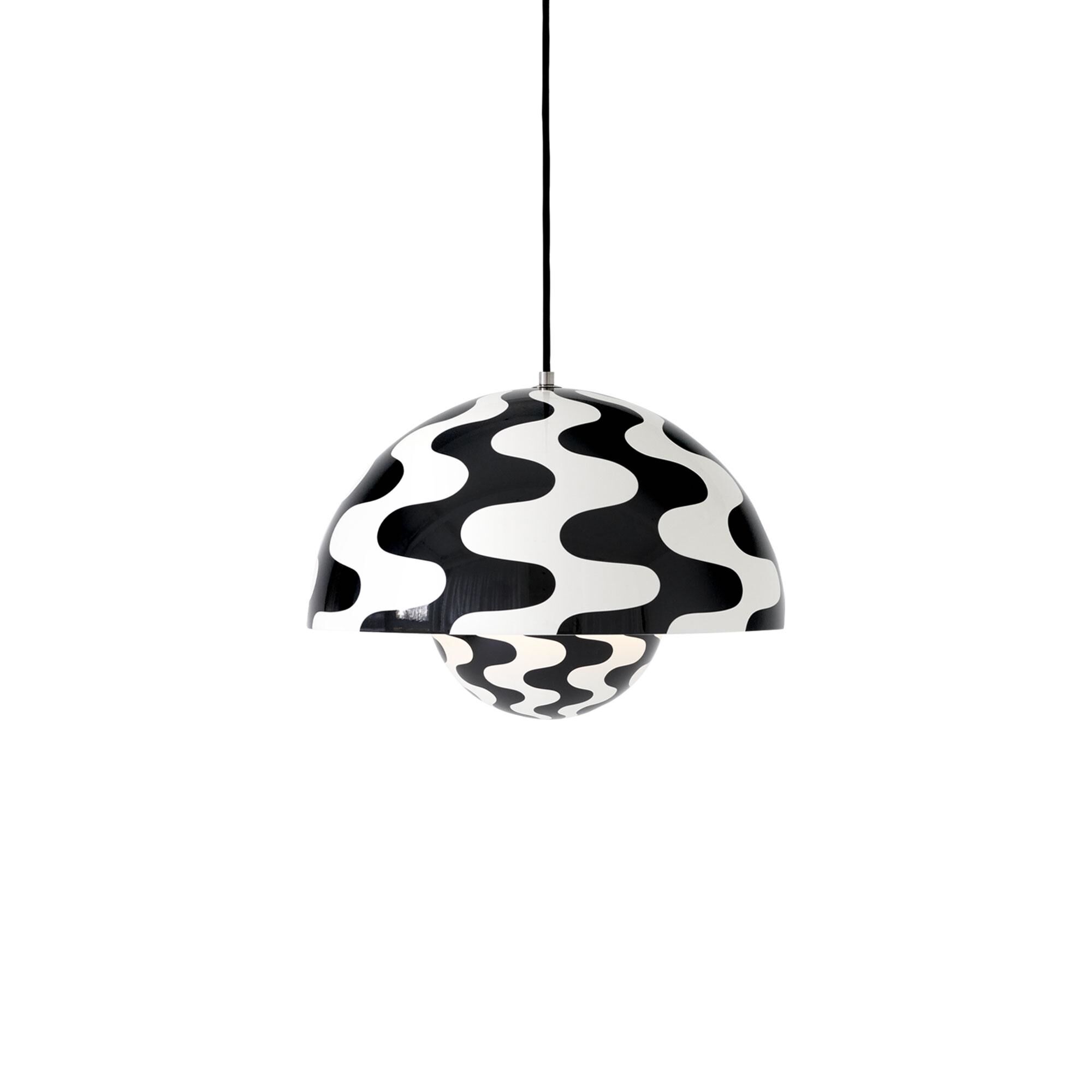 Flowerpot VP7 Suspension Motif Noir&Blanc