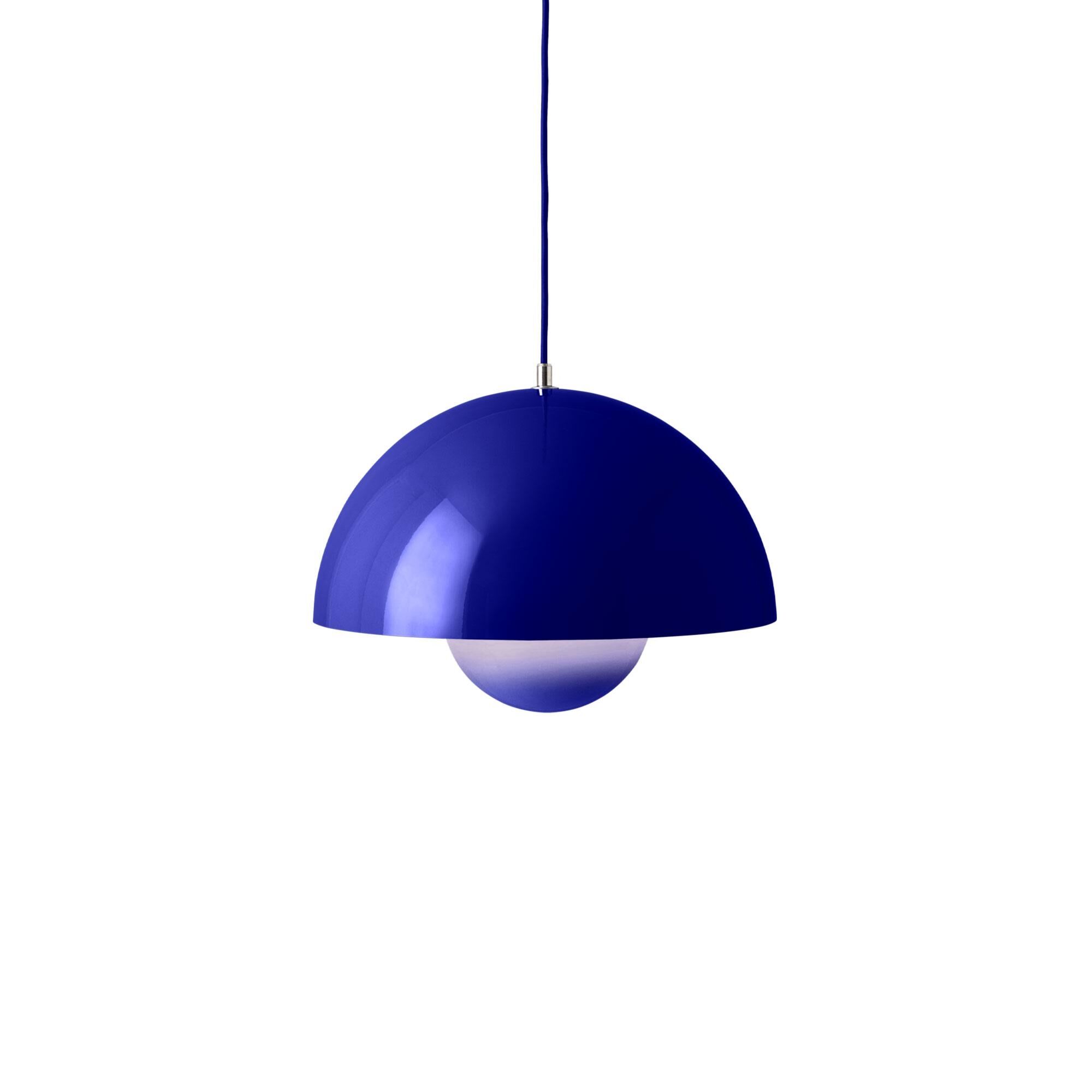 Flowerpot VP7 Suspension Bleue Cobalt
