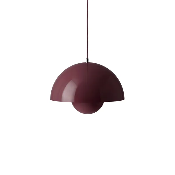 Flowerpot VP7 Pendelleuchte Dark Plum