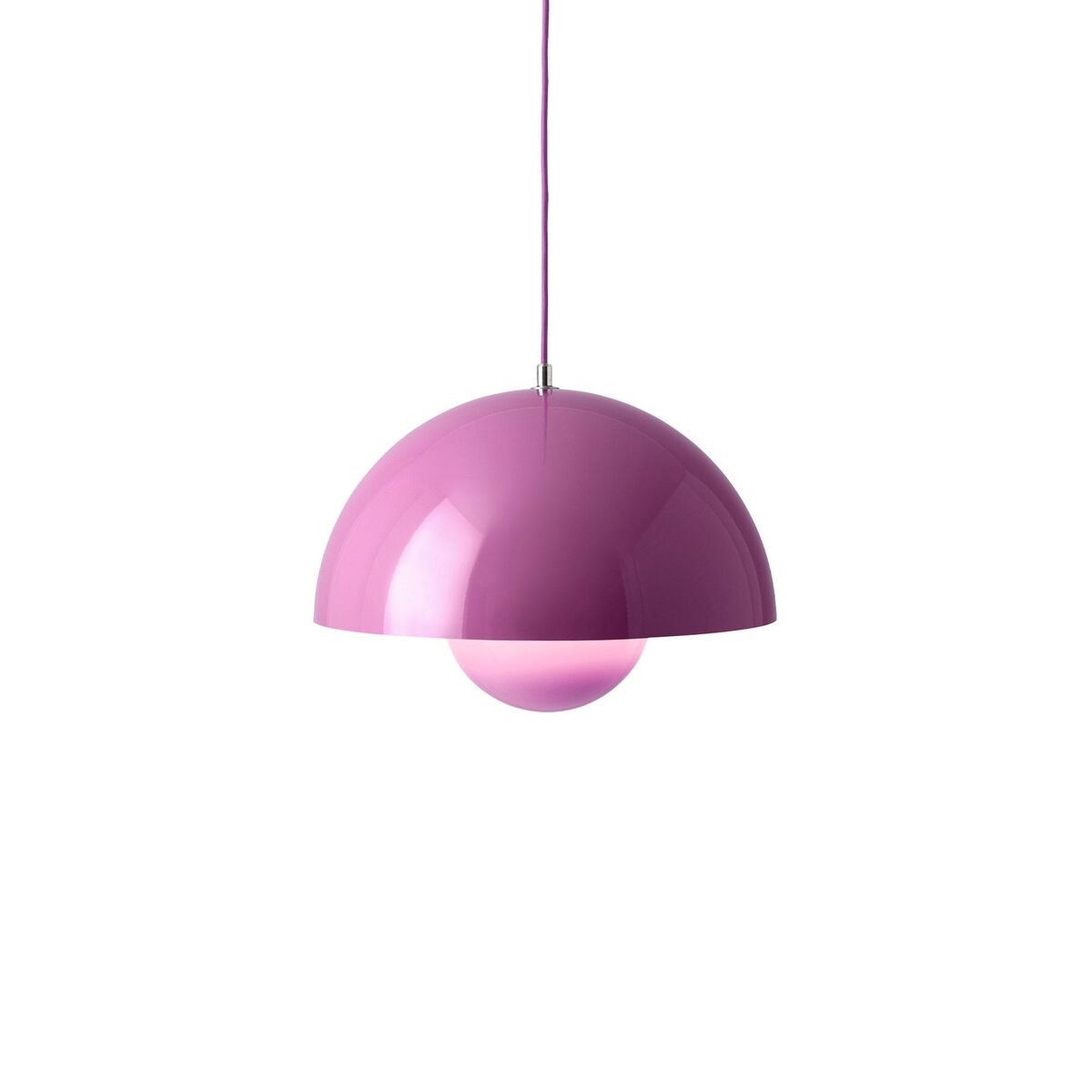 Flowerpot VP7 Lampadario Rosa Acido