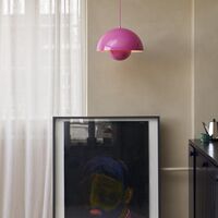 Flowerpot VP7 Lampadario Rosa Acido