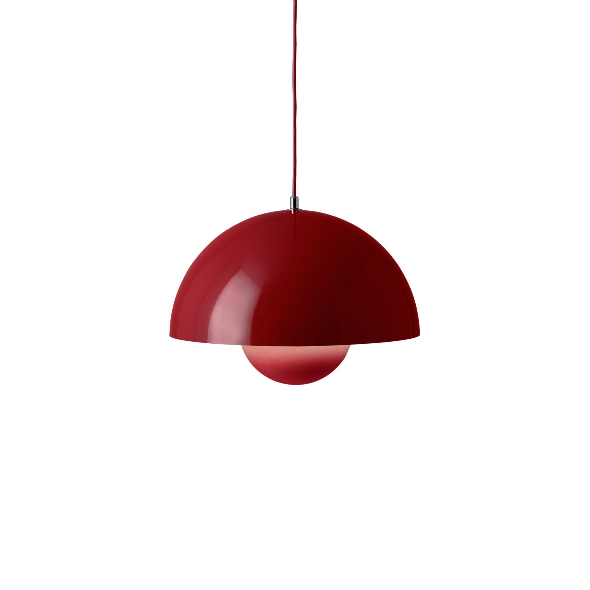 Flowerpot VP7 Suspension Rouge Vermillon