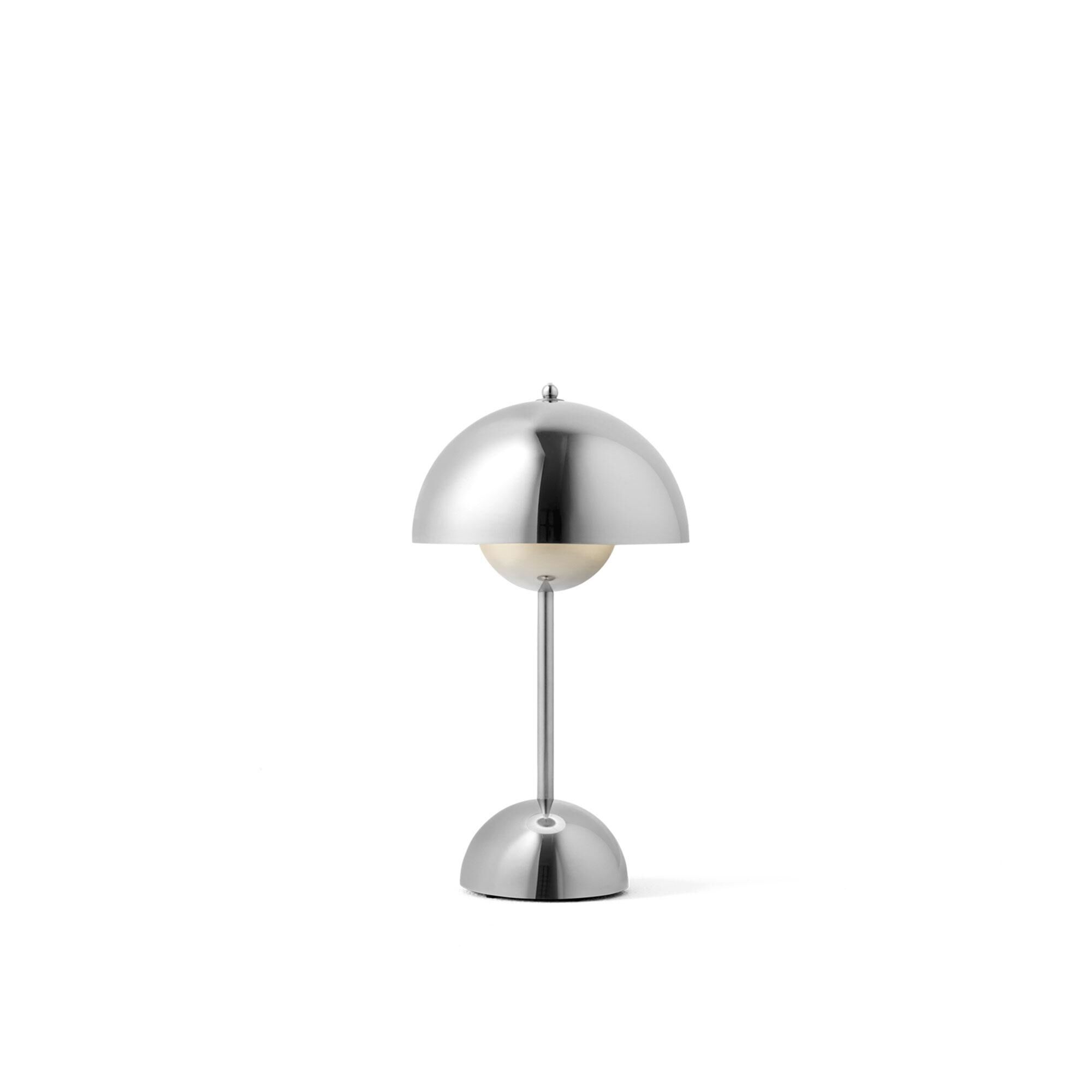 Flowerpot VP9 Lampe Portative Chrome