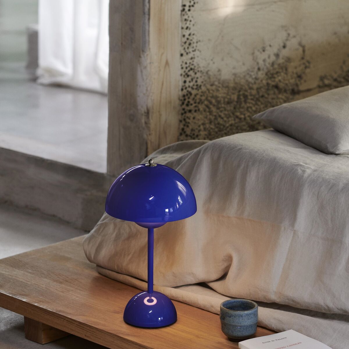 Flowerpot VP9 Bærbar Lampe Koboltblå