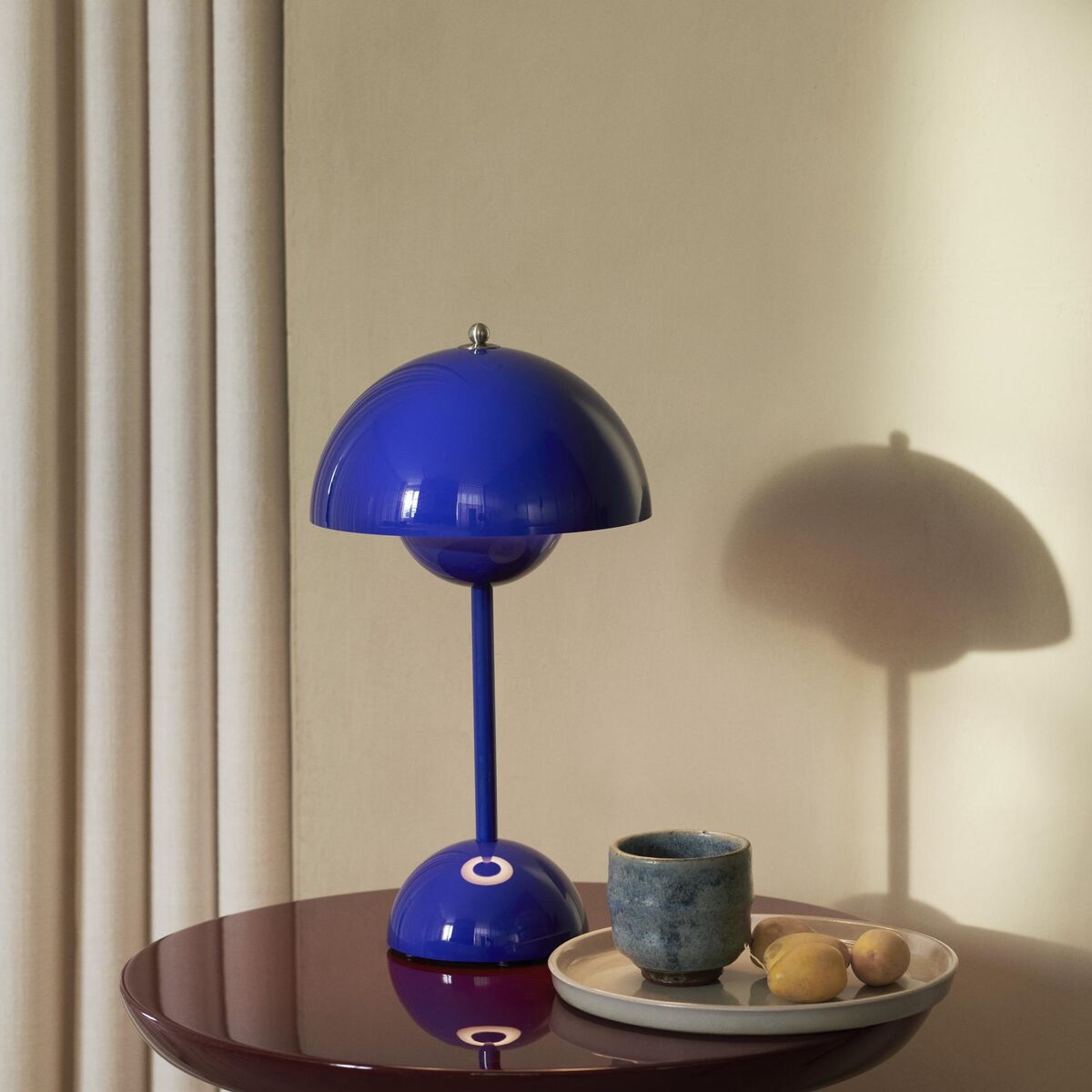 Flowerpot VP9 Bærbar Lampe Koboltblå
