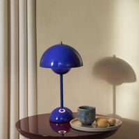 Flowerpot VP9 Bærbar Lampe Koboltblå