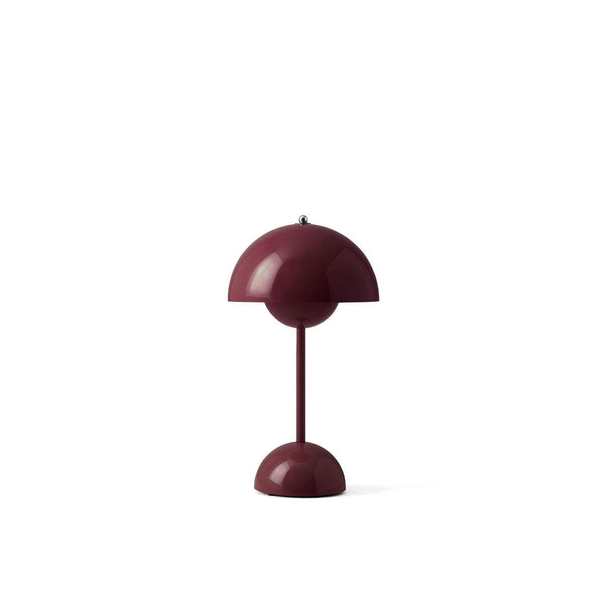 Flowerpot VP9 Tragbare Lampe, Dunkle Pflaume