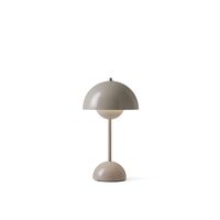 Flowerpot VP9 Tragbare Lampe Grau Beige