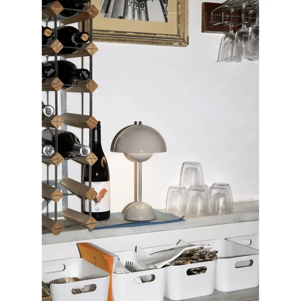Flowerpot VP9 Transportabel Lampe Grå Beige