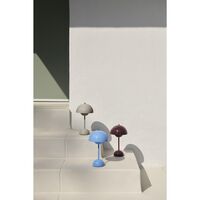 Flowerpot VP9 Tragbare Lampe Grau Beige