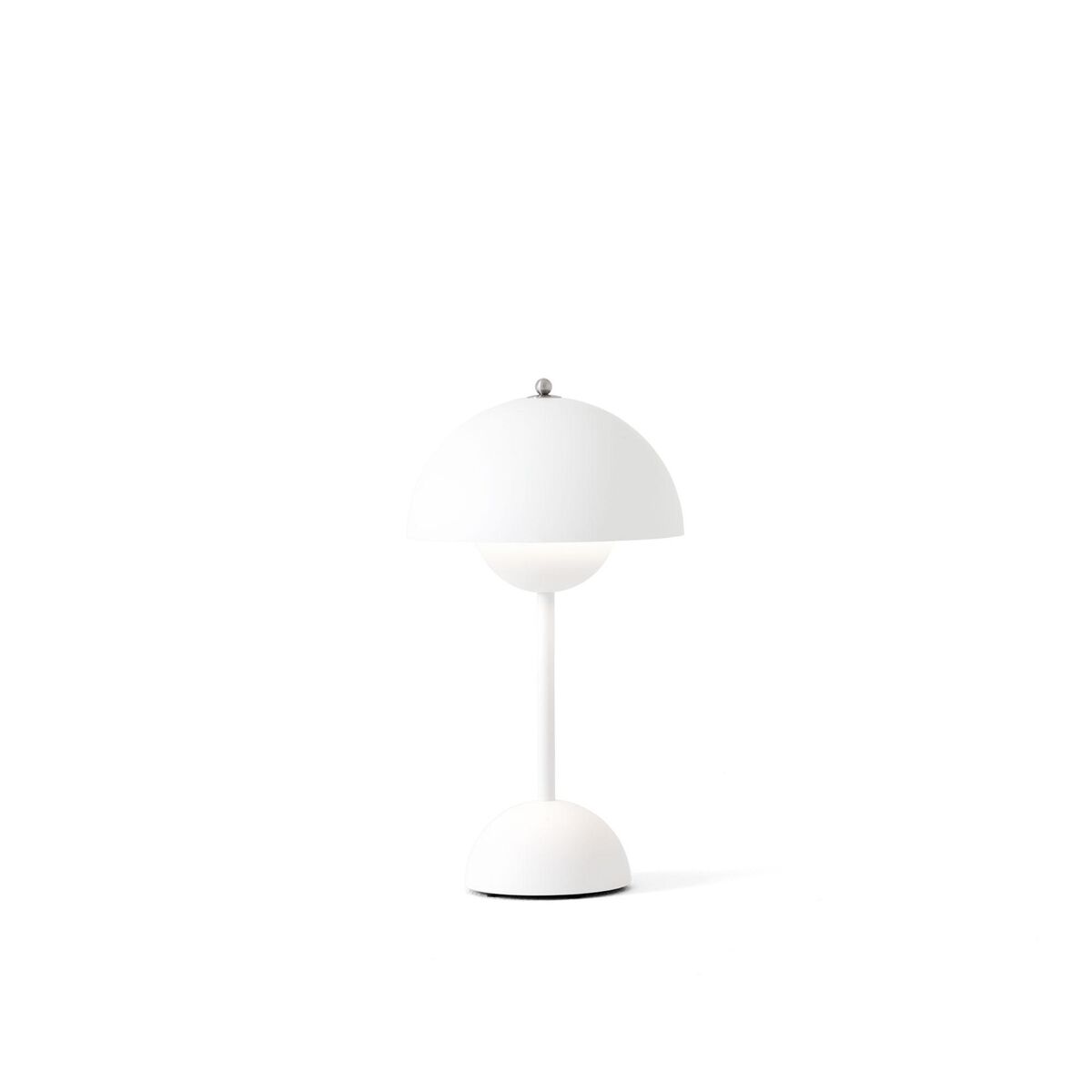Flowerpot VP9 Draagbare Lamp Mat Wit