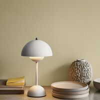 Flowerpot VP9 Draagbare Lamp Mat Wit