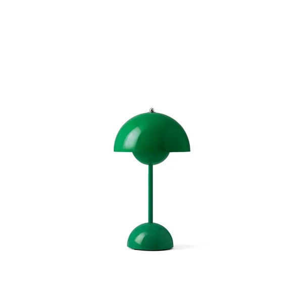 Flowerpot VP9 Portable Lamp Signal Green