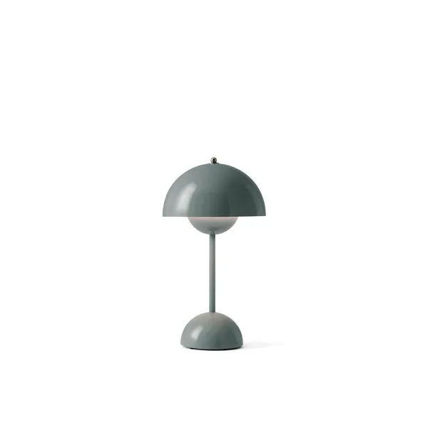 Flowerpot VP9 Bærbar Lampe Steinblå