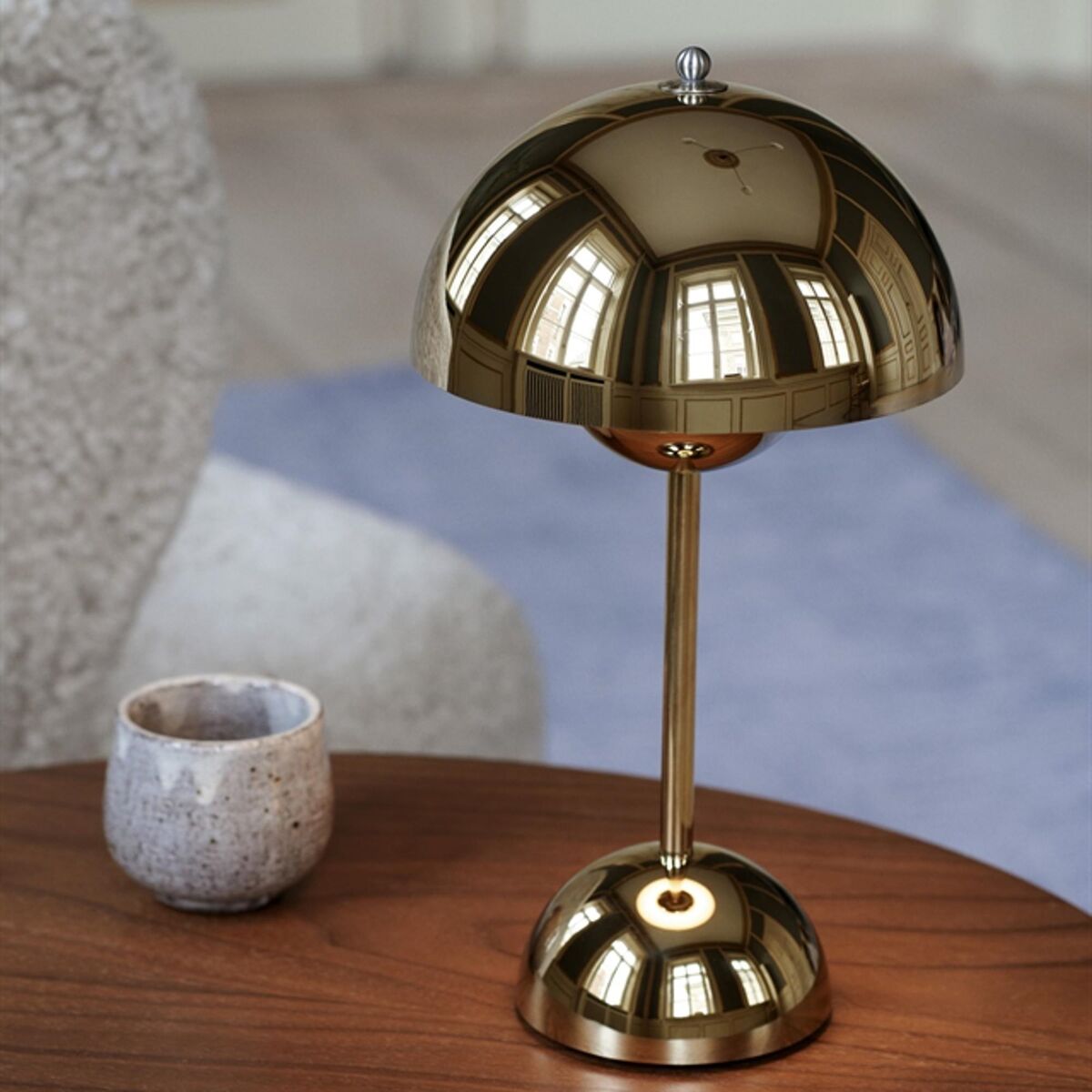 Flowerpot VP9 Lampa Przenośna Stone Blue