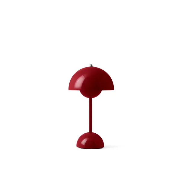 Flowerpot VP9 Portable Lamp Vermilion Red