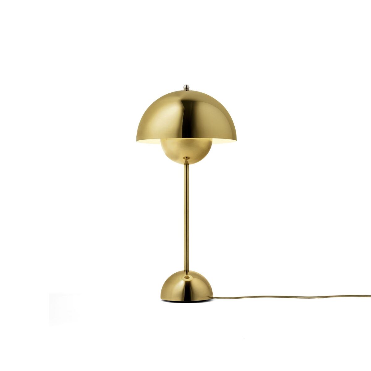 Flowerpot VP3 Bordlampe Poleret Messing