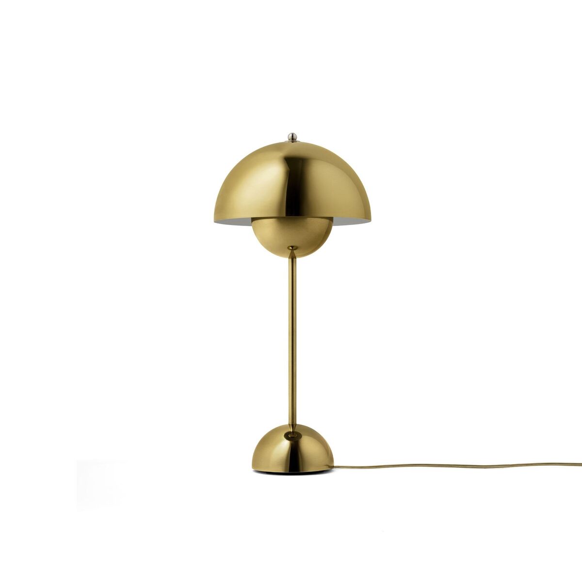 Flowerpot VP3 Bordlampe Poleret Messing