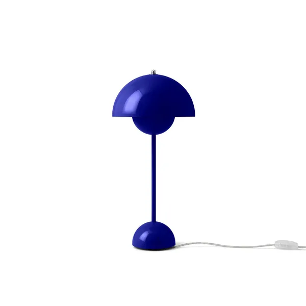 Flowerpot VP3 Table Lamp Cobalt Blue