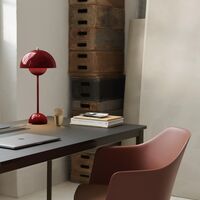 Flowerpot VP3 Bordslampa Tangy Rosa