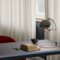 Flowerpot VP4 Tischlampe Chrom