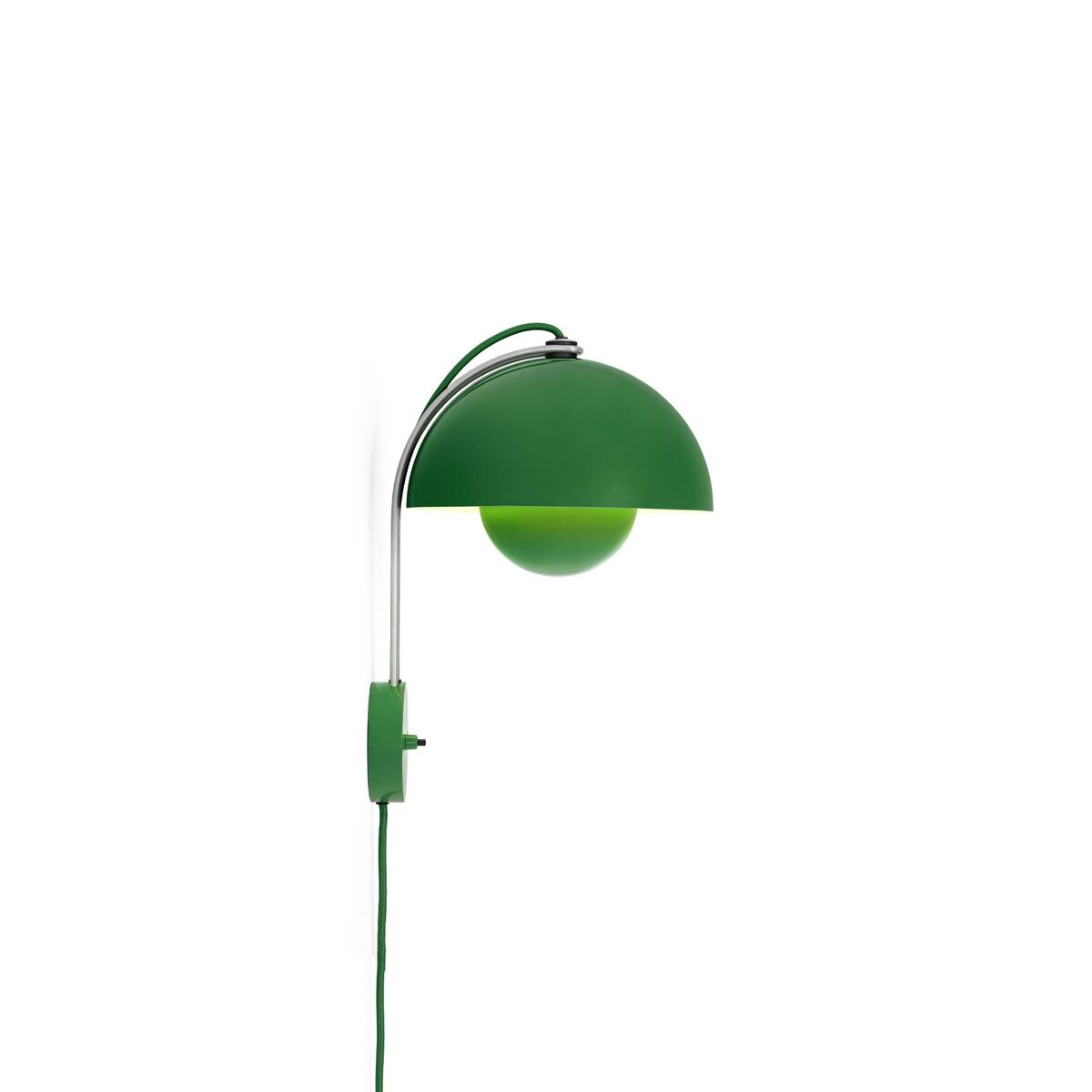 Flowerpot VP8 Vegglampe Signalgrønn