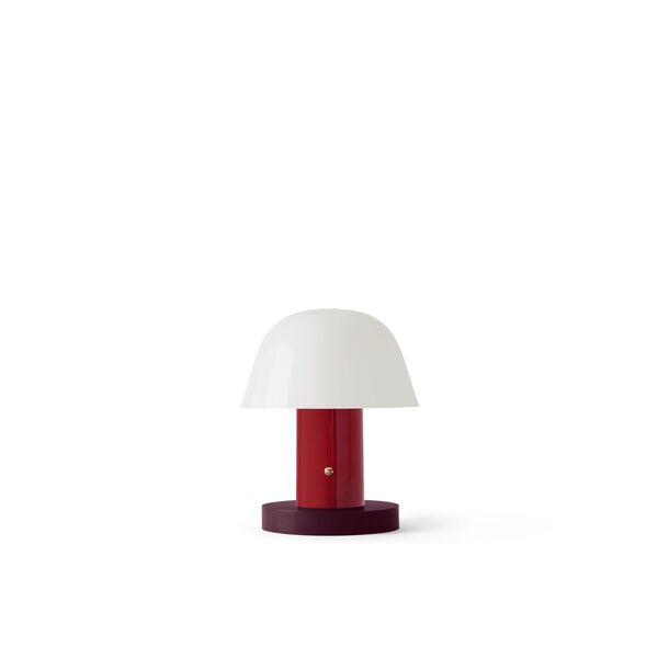 Lámpara de Mesa Setago JH27 Color Granate/uva