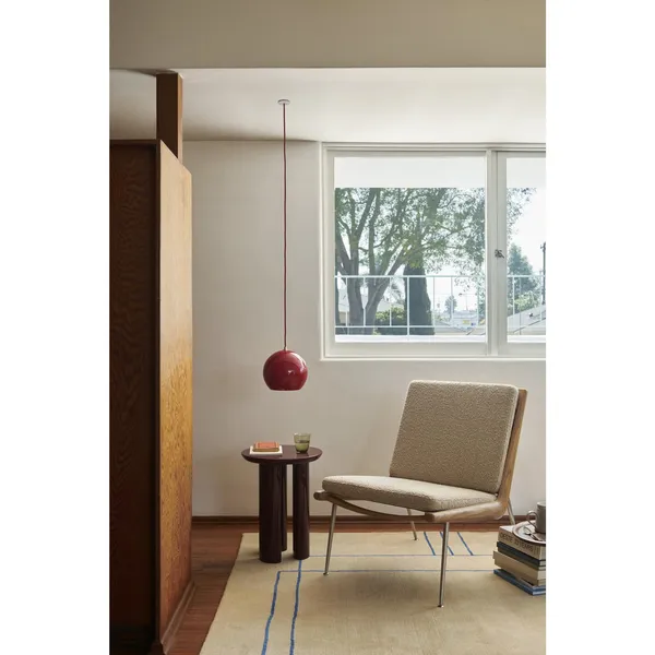 Flowerpot Topan VP6 Pendant Vermilion Red
