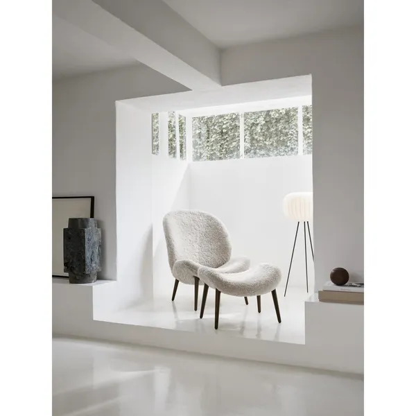 466 Fauteuil Donker Eiken/Krul 09