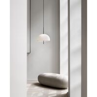 595 Sculpture Pendant White