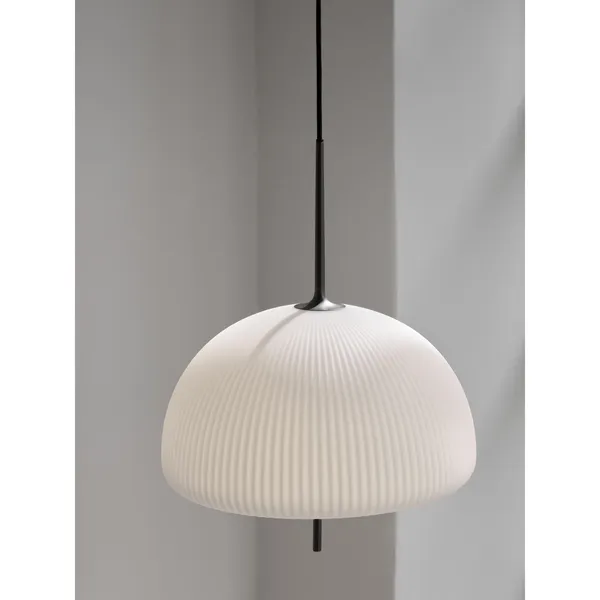595 Sculpture Pendant White