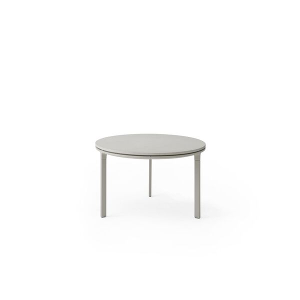 714 Open-Air Outdoor Coffee Table Ø60 cm Light Gray/Ceramic